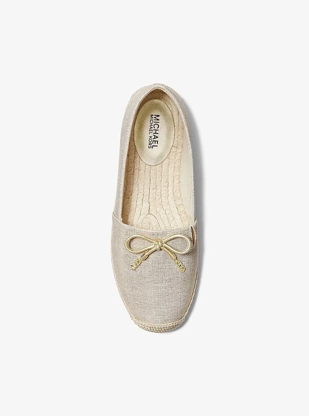NWT Michael Kors Nori Espadrille - Pale Gold 6